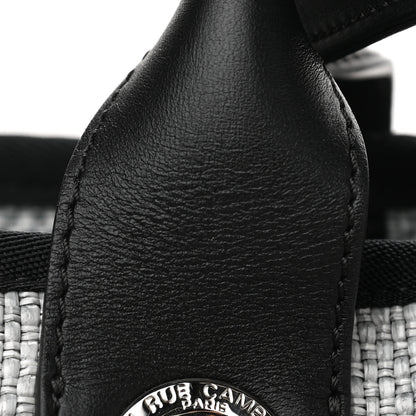 Chanel Canvas Large Deauville Tote Grey 11 of 12