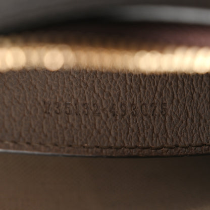 Gucci GG Supreme Monogram Textured Dollar Calfskin Web Small Ophidia GG Handbag Beige Ebony New Acero 6 of 9