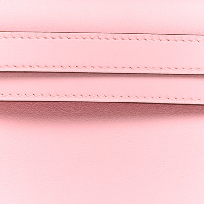 Hermes Swift Kelly Cut Clutch Pochette Rose Sakura 11 of 19