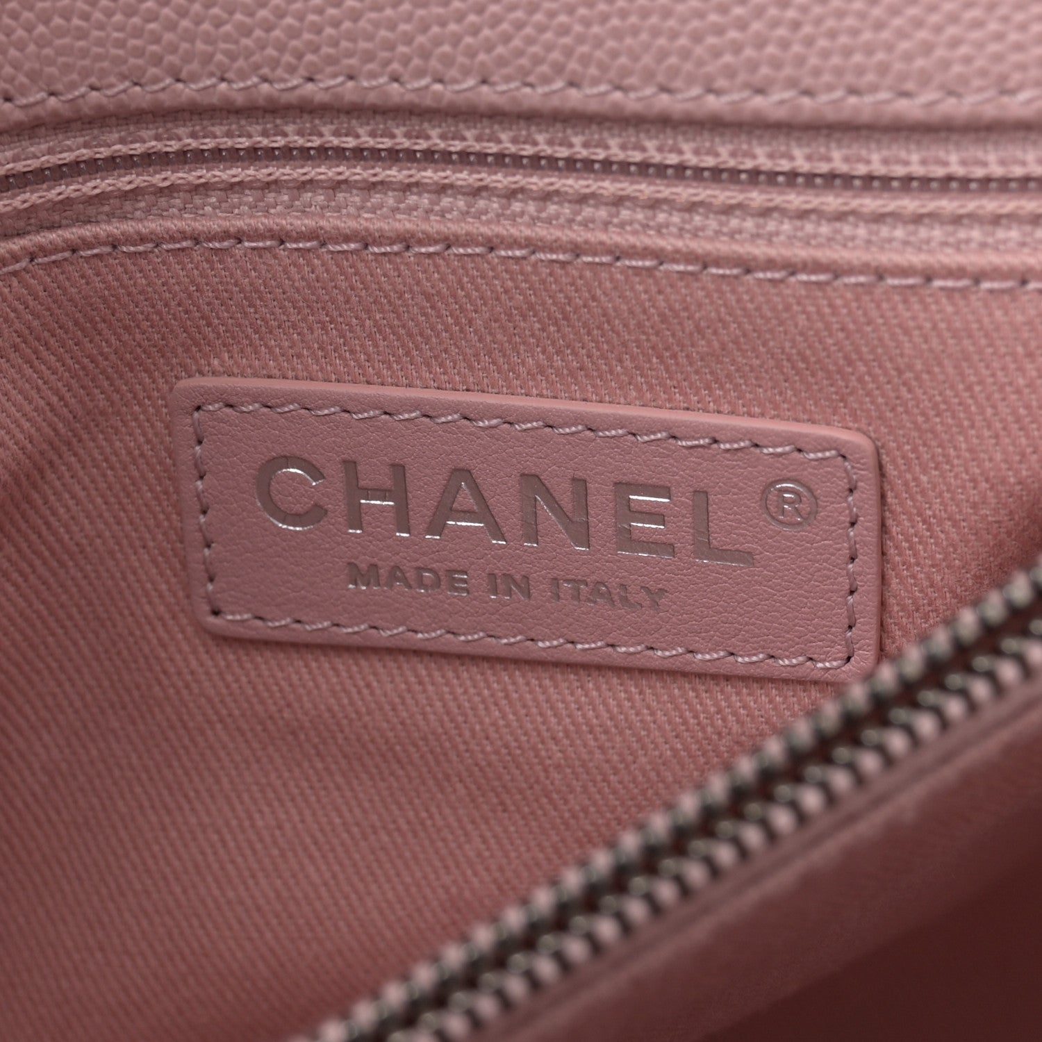 Chanel Caviar Quilted Medium Coco Handle Flap Light Pink 6 of 10