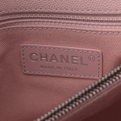 Chanel Caviar Quilted Medium Coco Handle Flap Light Pink 6 of 10