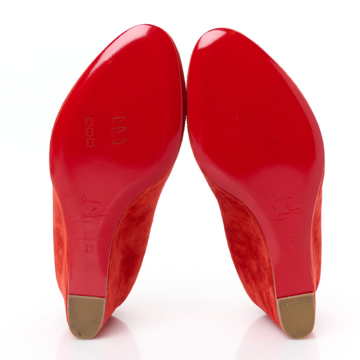 Veau Velours Melissa Wedges 37 Loubi