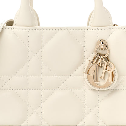 Christian Dior Calfskin Macrocannage Mini Book Tote Latte 8 of 11