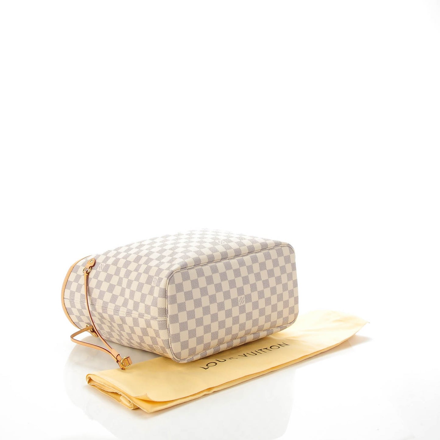 Damier Azur Neverfull MM Rose Ballerine