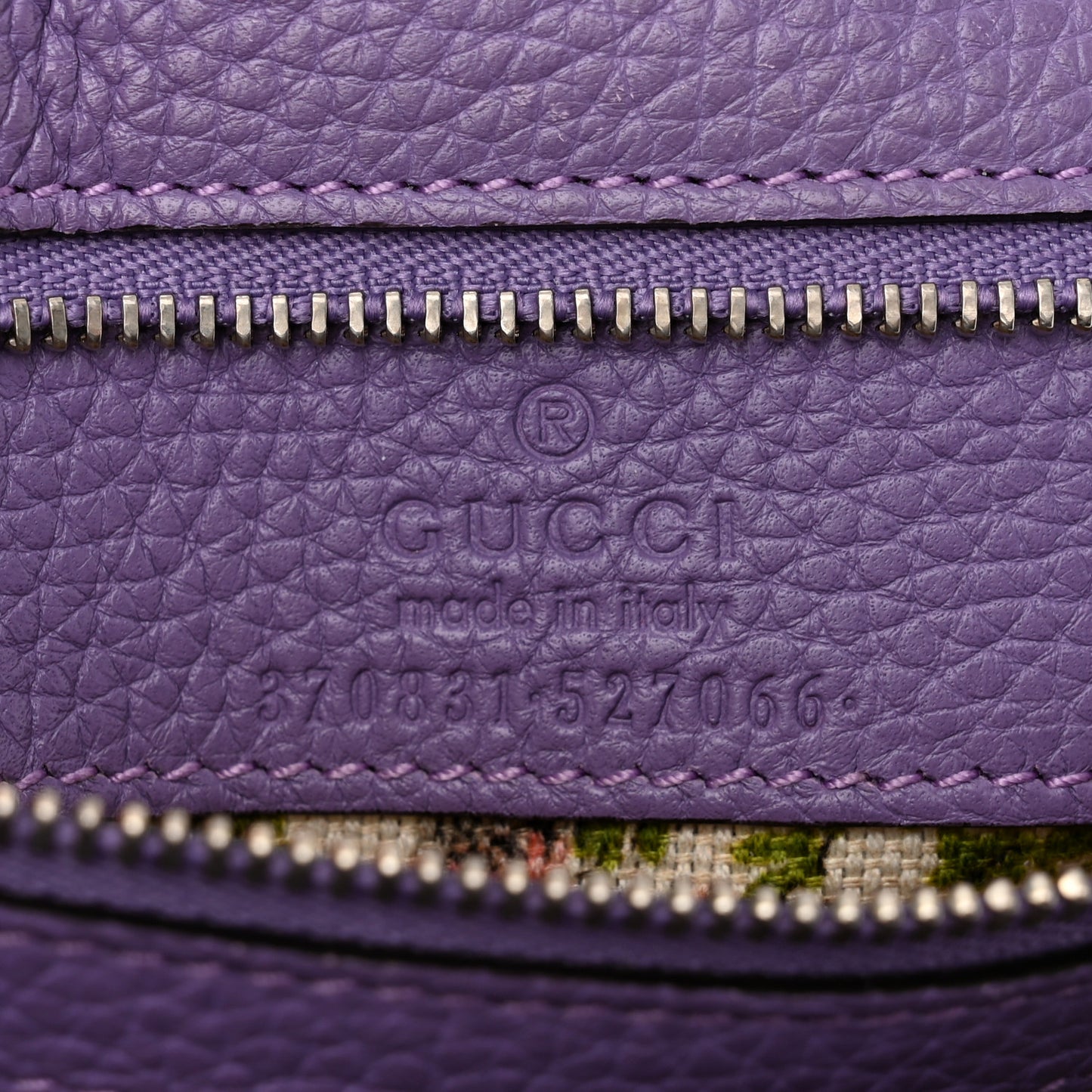 Cellarius Calfskin Small Bamboo Daily Top Handle Bag Purple
