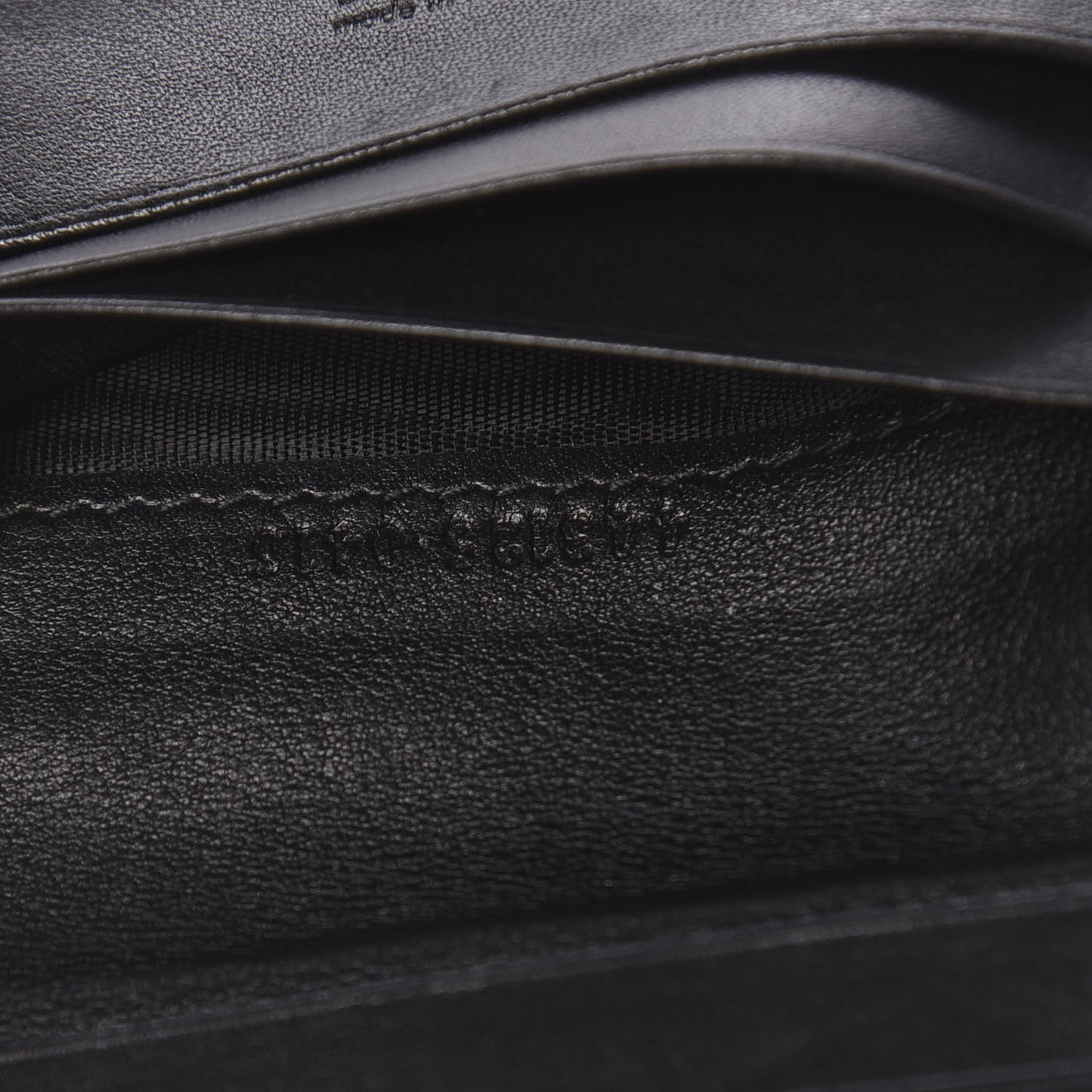 Calfskin Matelasse GG Marmont Card Case Black