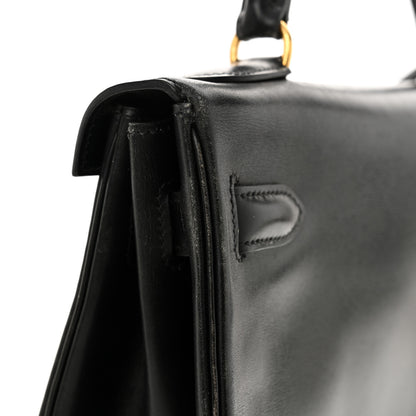 Hermes Box Kelly Retourne 32 Black 18 of 22