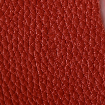 Hermes Togo Dogon Duo Wallet Vermillion 9 of 10