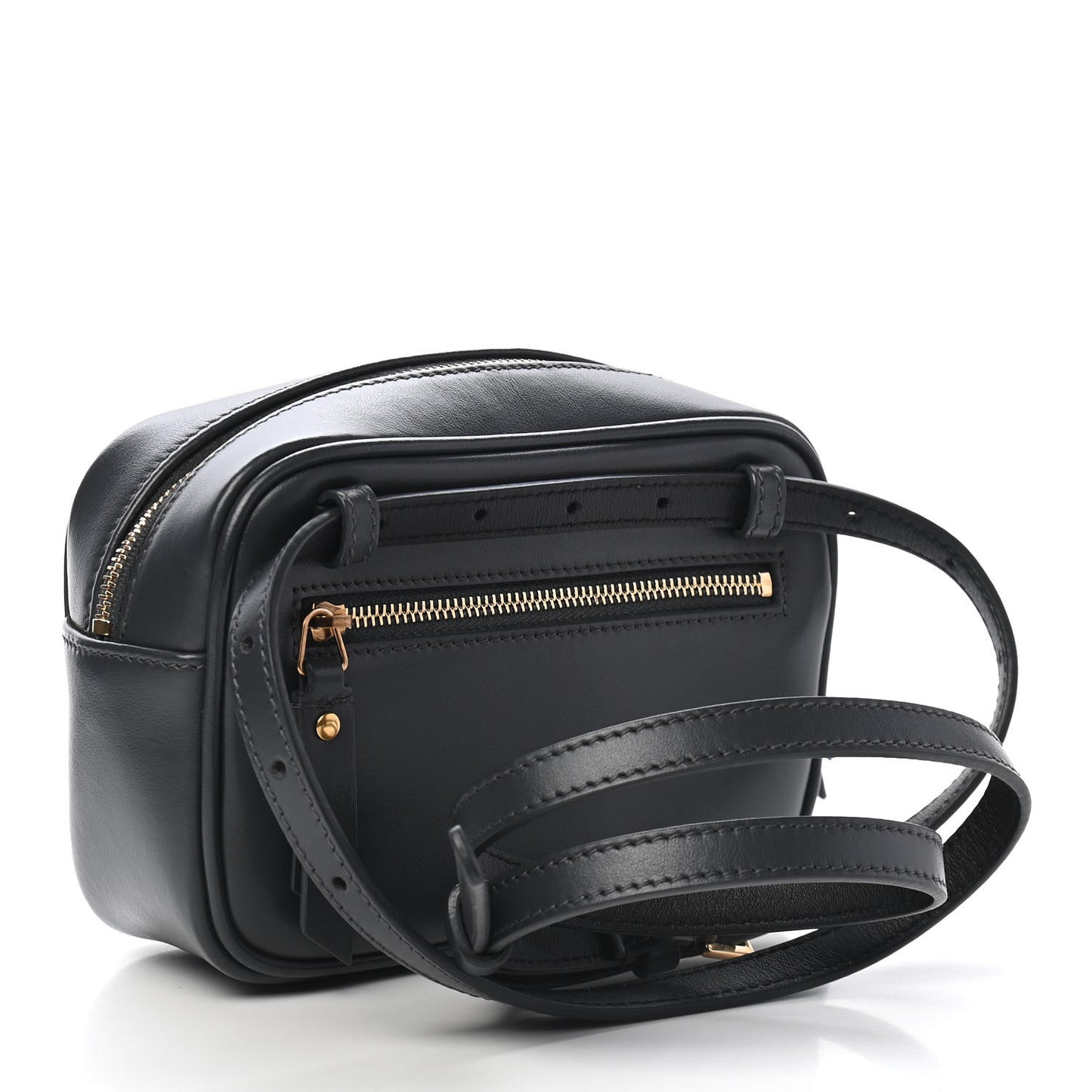 Calfskin Matelasse Monogram Lou Belt Bag Dark Smog