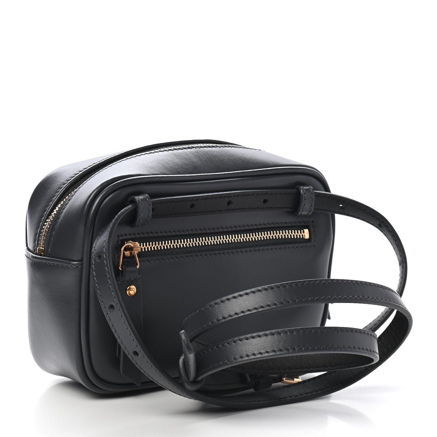 Saint Laurent Calfskin Matelasse Monogram Lou Belt Bag Dark Smog 3 of 9