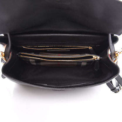 Burberry Derby Calfskin House Check Medium Camberley Black 5 of 11