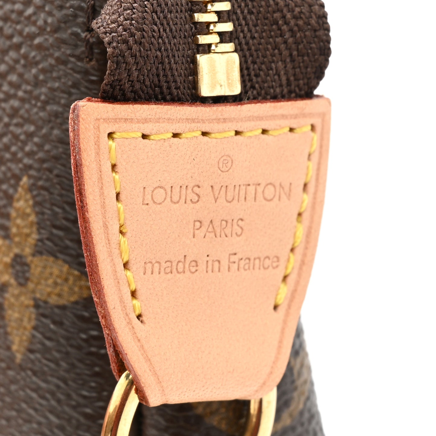 Monogram My LV Heritage Mini Pochette Accessories Fuchsia Orange