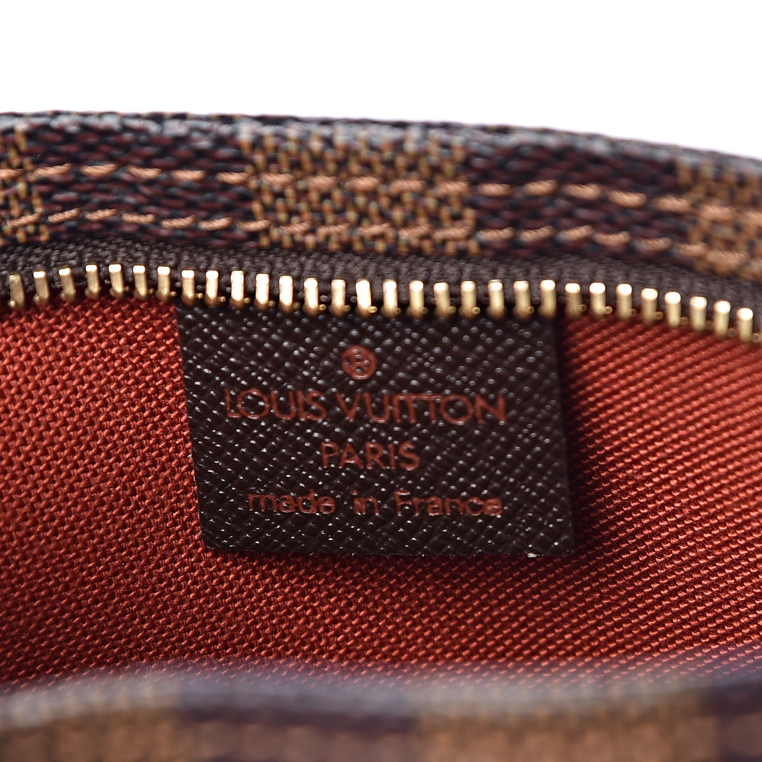 Louis Vuitton Damier Ebene Trousse Make Up Bag Pochette 6 of 10