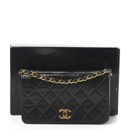 Chanel Lambskin Quilted Mini Flap Black 12 of 12
