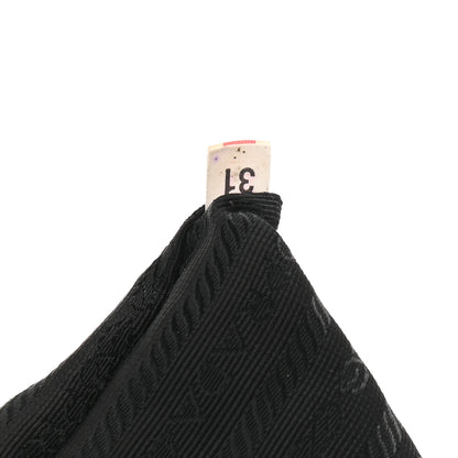Prada Tessuto Nylon Quilted Saffiano Shoulder Bag Black 6 of 10