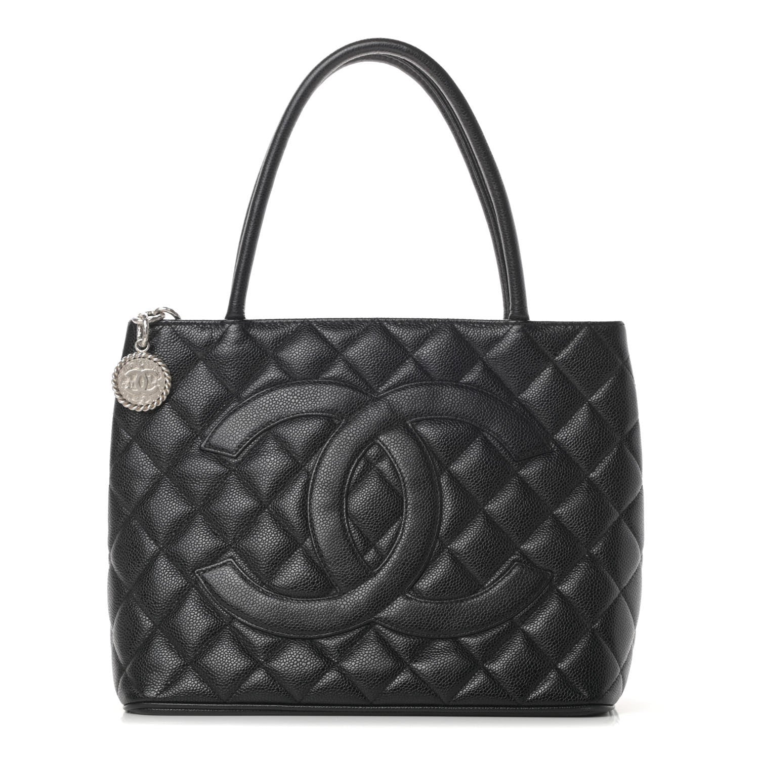 Chanel Caviar Quilted Medallion Tote Black 1 of 10