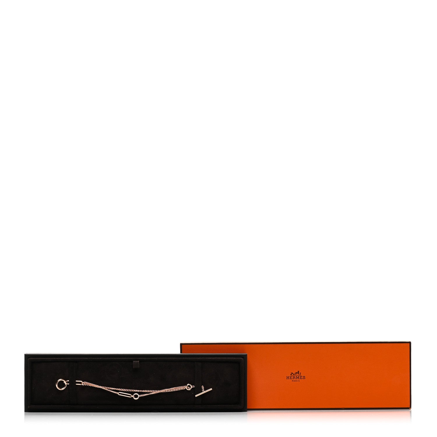 Hermes 18K Rose Gold Echappee Bracelet SH 4 of 4
