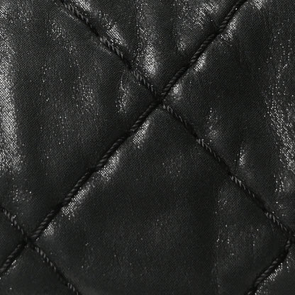 Chanel Iridescent Calfskin Quilted Relax CC Bowler Bag Black 8 of 10