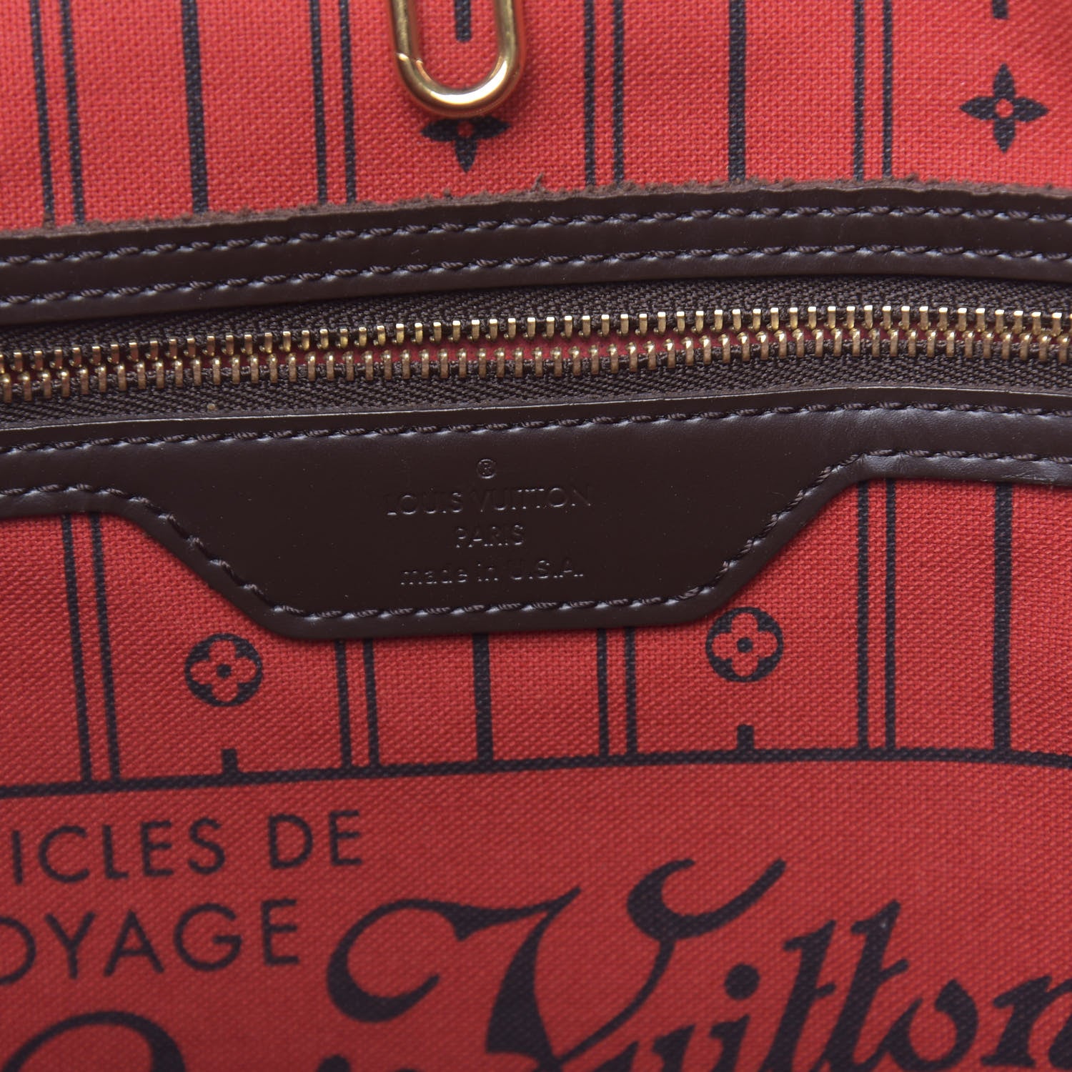 Louis Vuitton Damier Ebene Neverfull GM 6 of 12