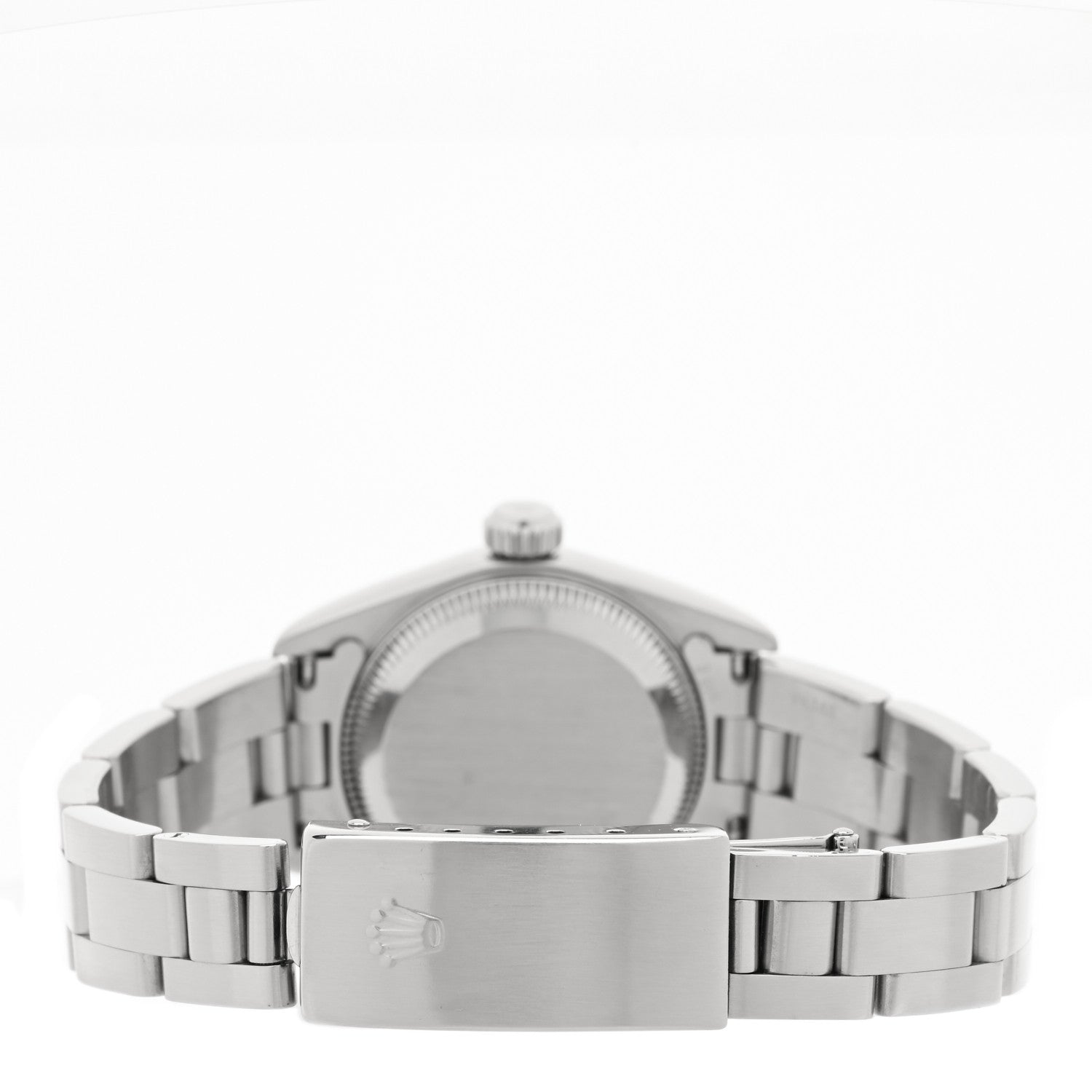 Rolex Stainless Steel 24mm Oyster Perpetual Watch Blue 67180 3 of 5