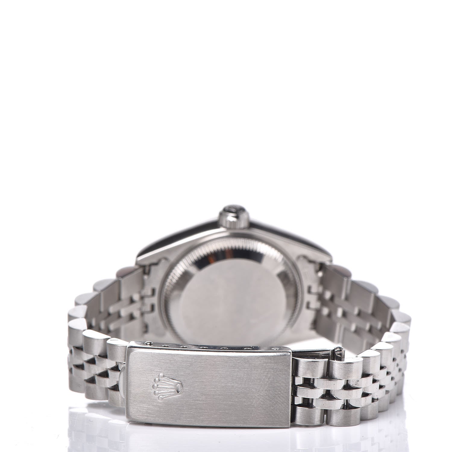 Rolex Stainless Steel 18K White Gold Blue Sapphire 26mm Oyster Perpetual Datejust Watch Silver 79174 4 of 6