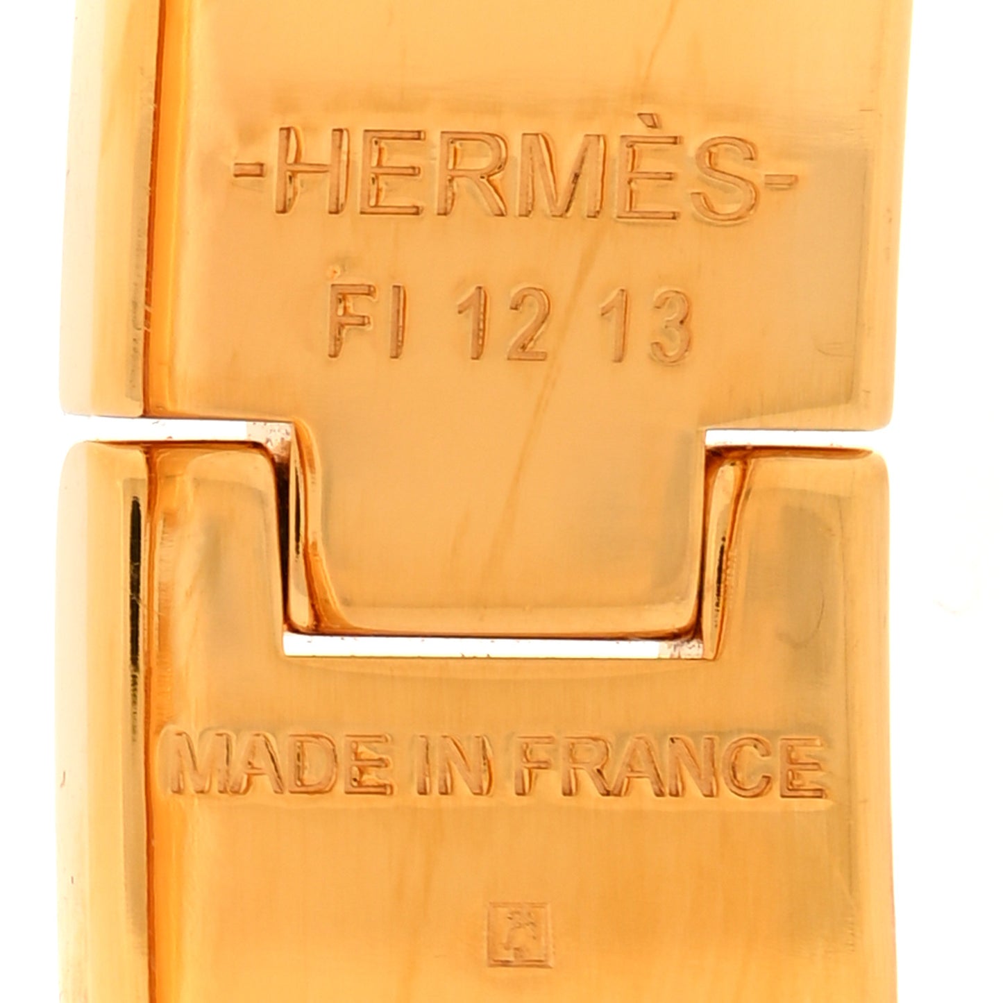 Enamel Narrow Clic Clac H Bracelet PM Orange Fruite