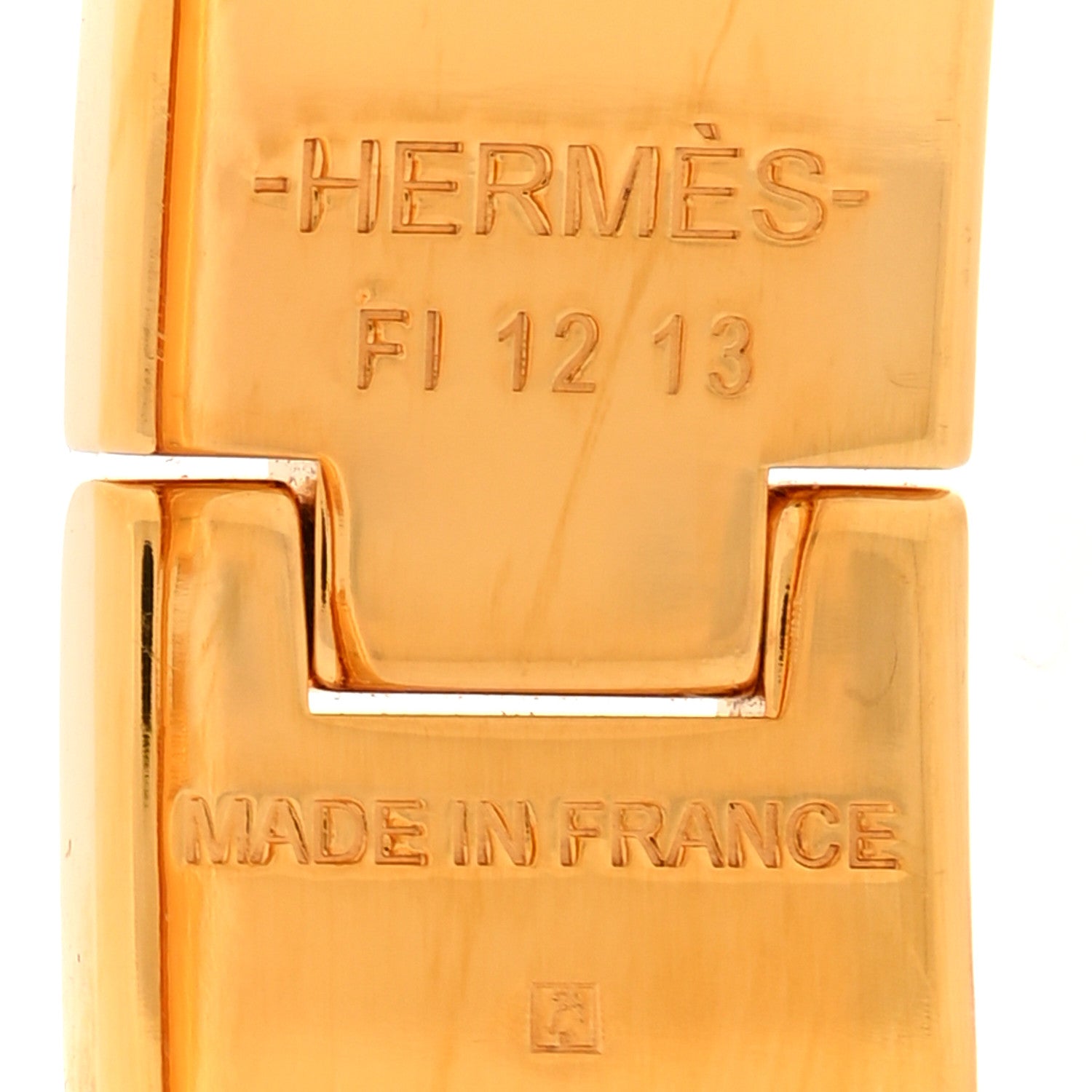 Hermes Enamel Narrow Clic Clac H Bracelet PM Orange Fruite 4 of 5