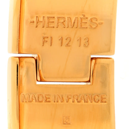 Hermes Enamel Narrow Clic Clac H Bracelet PM Orange Fruite 4 of 5