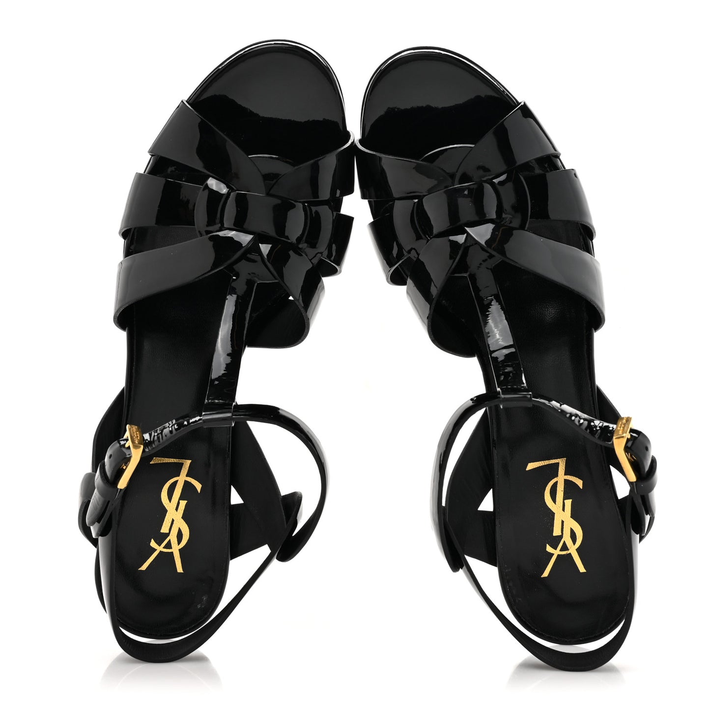 Patent Tribute 105 Platform Sandals 38 Black