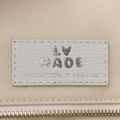 Louis Vuitton X NIGO Calfskin Tiger Journey Tote White 6 of 13