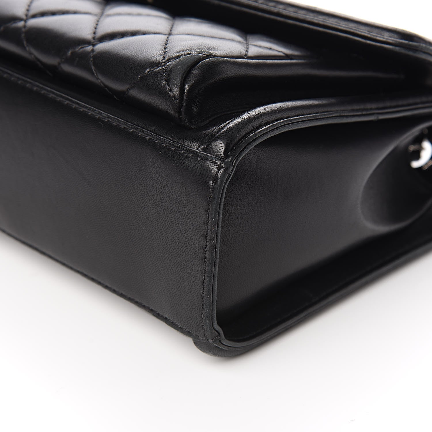Chanel Lambskin Quilted Large Geometric Flap Black 11 of 17