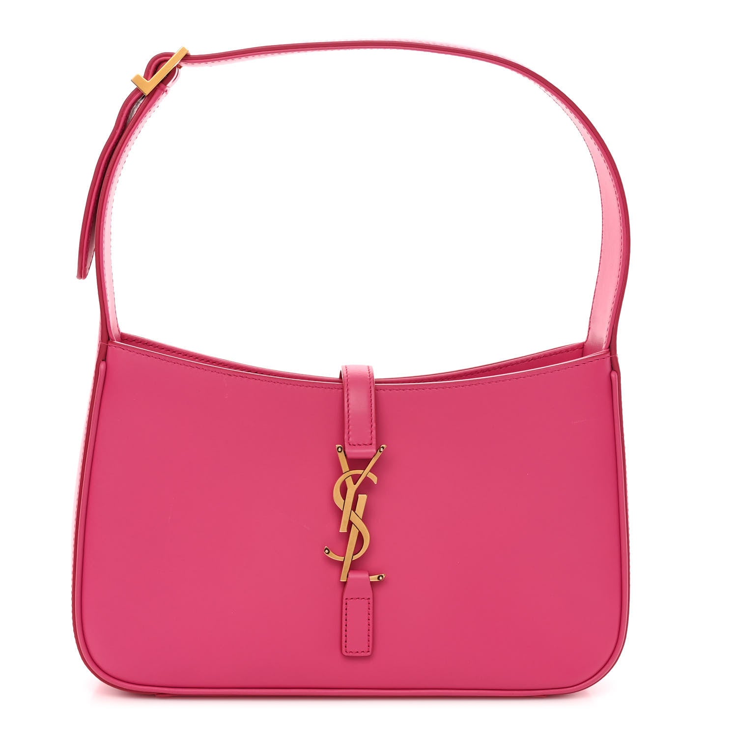 Saint Laurent Smooth Calfskin Le 5 A 7 Hobo Bubblegum 1 of 10