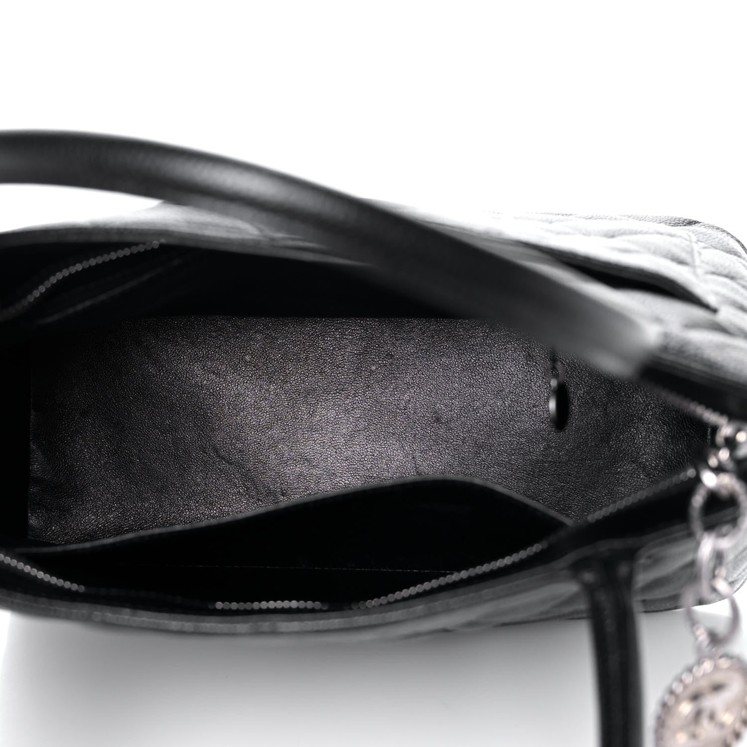 Chanel Caviar Quilted Medallion Tote Black 5 of 14