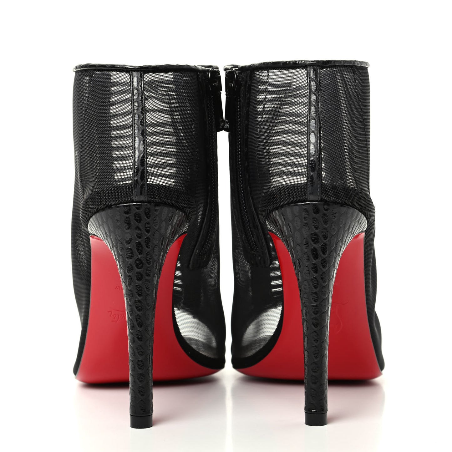 Calfskin Jurassic Rete Trouble 100 Booties 37 Black