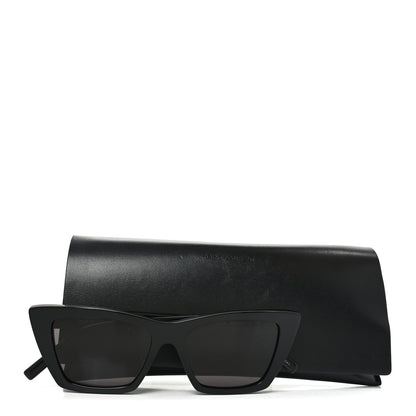 Saint Laurent Acetate Mica Cat Eye Sunglasses SL 276 Black 8 of 8