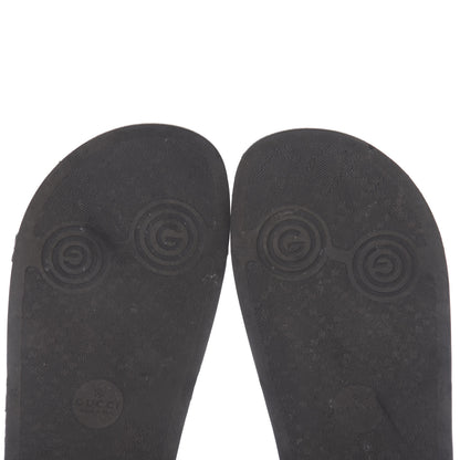 Gucci GG Supreme Monogram Psychedelic Slide Sandals 38 Black Multicolor 8 of 9