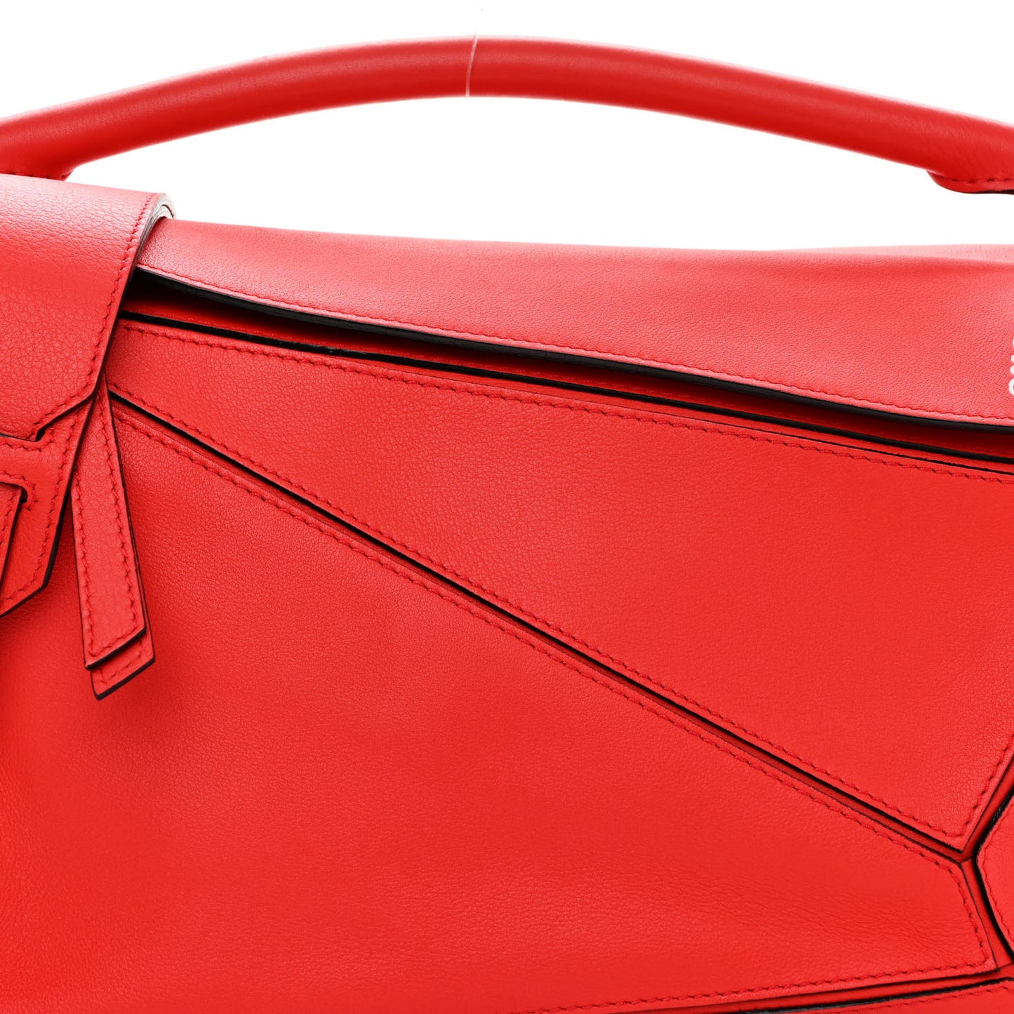 Calfskin Medium Puzzle Bag Scarlet