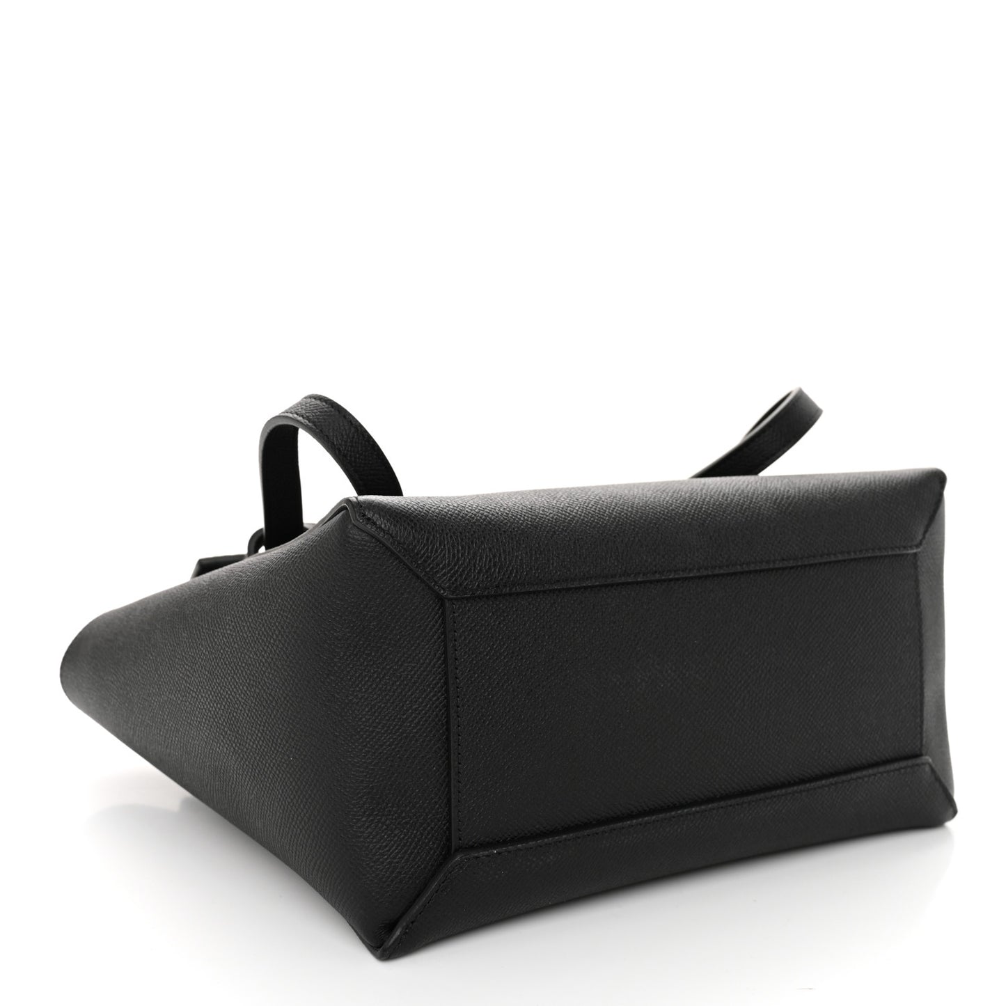 Grained Calfskin Micro Belt Bag Black