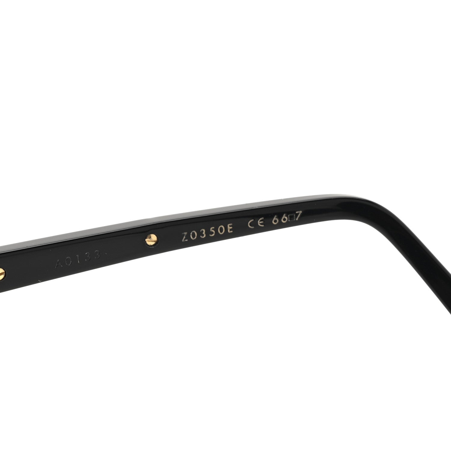 Louis Vuitton Acetate Evidence Sunglasses Z0350E Black 6 of 7