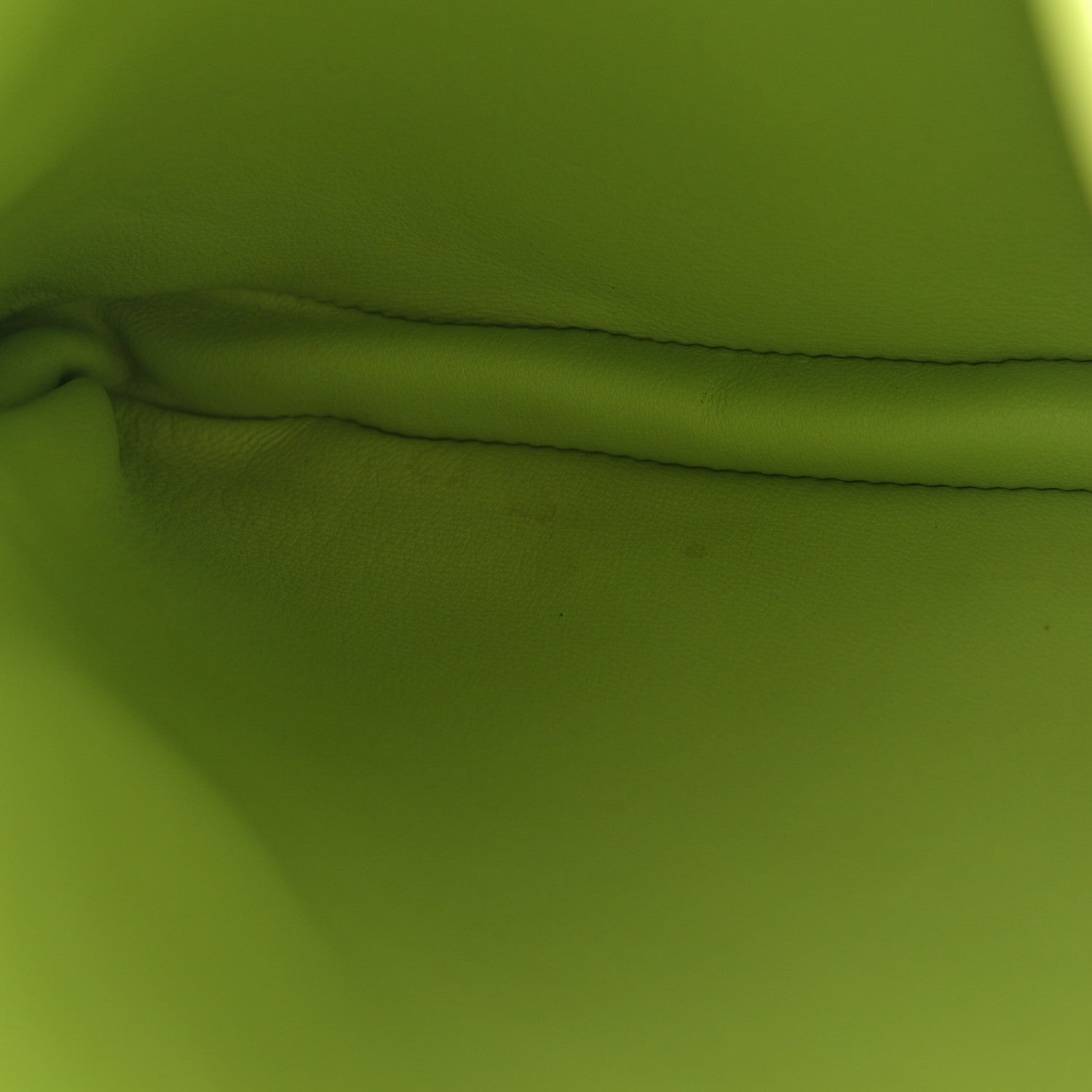 Hermes Lambskin Clou De Selle Pouch Kiwi 11 of 12