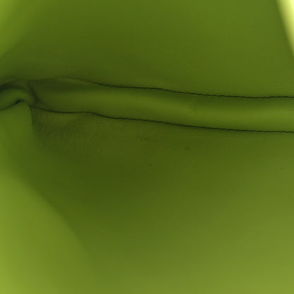 Hermes Lambskin Clou De Selle Pouch Kiwi 11 of 12