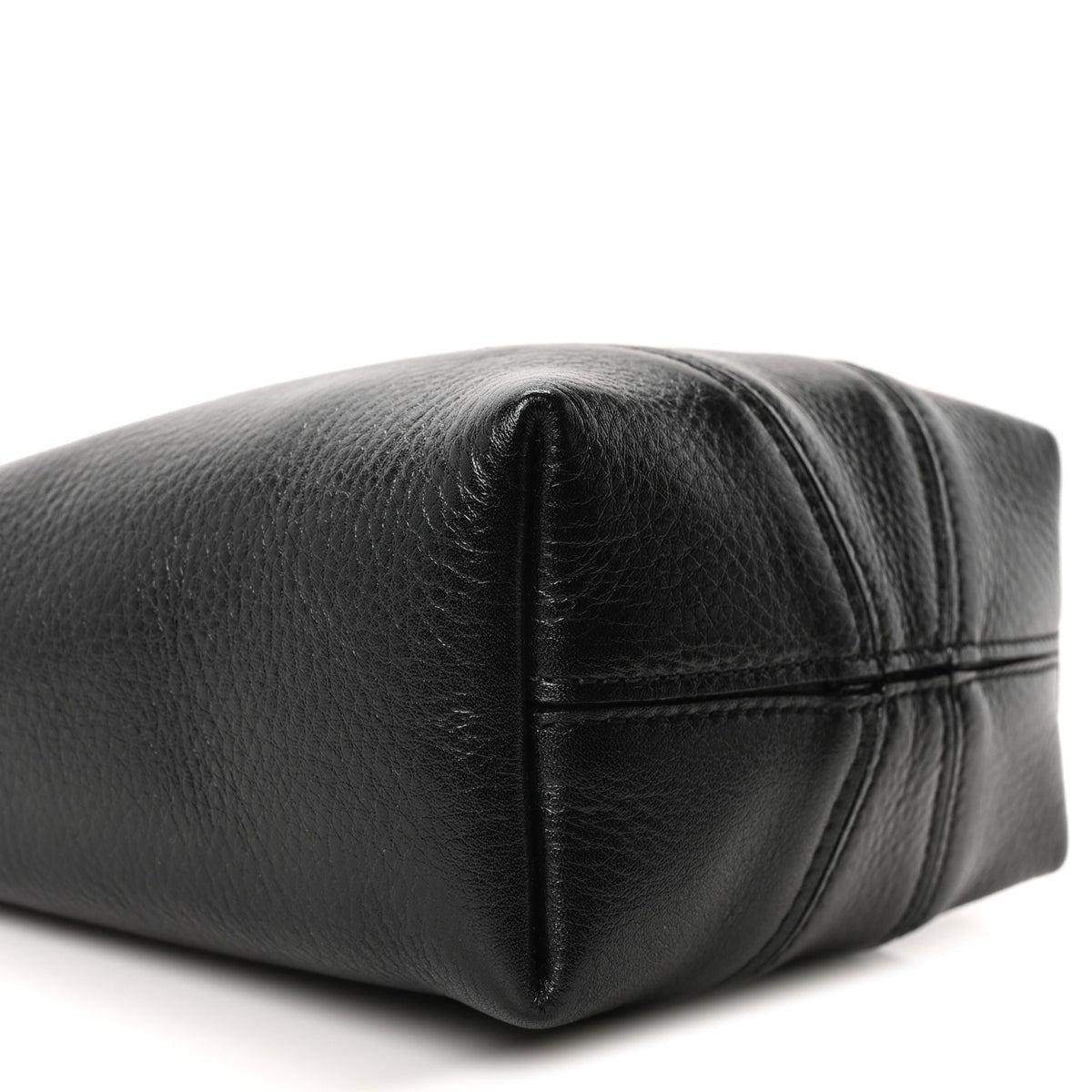 Chloe Grained Calfskin Small Spin Tote Black 9 of 10