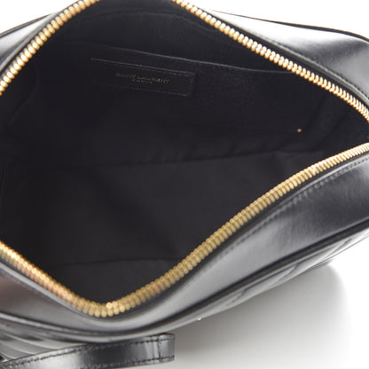 Saint Laurent Calfskin Matelasse Monogram Lou Camera Bag Black 5 of 10