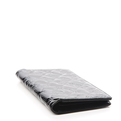 Chanel Patent Calfskin Lucky Symbols Yen Wallet Black 3 of 8