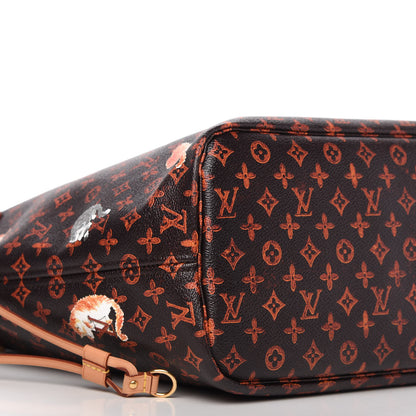 Louis Vuitton Catogram Neverfull MM Marron 6 of 10