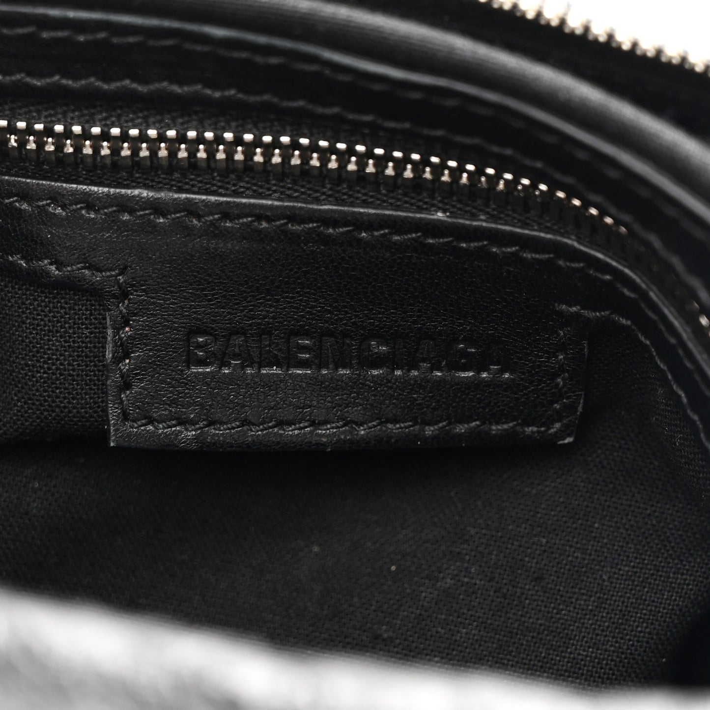 Agneau Arena Medium Le Cagole Duffle Crossbody Bag Black