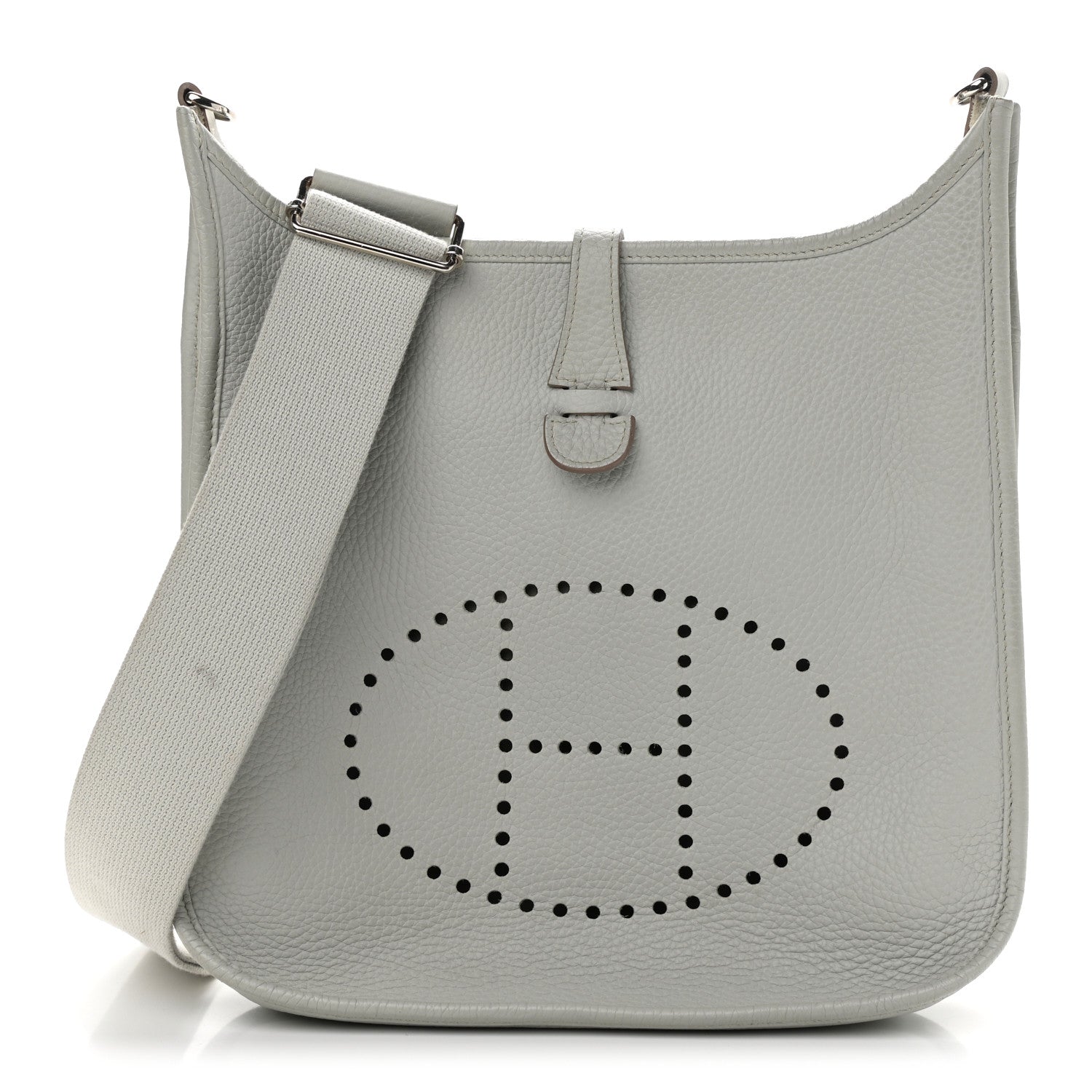 Hermes Taurillon Clemence Evelyne III PM Gris Perle 1 of 11