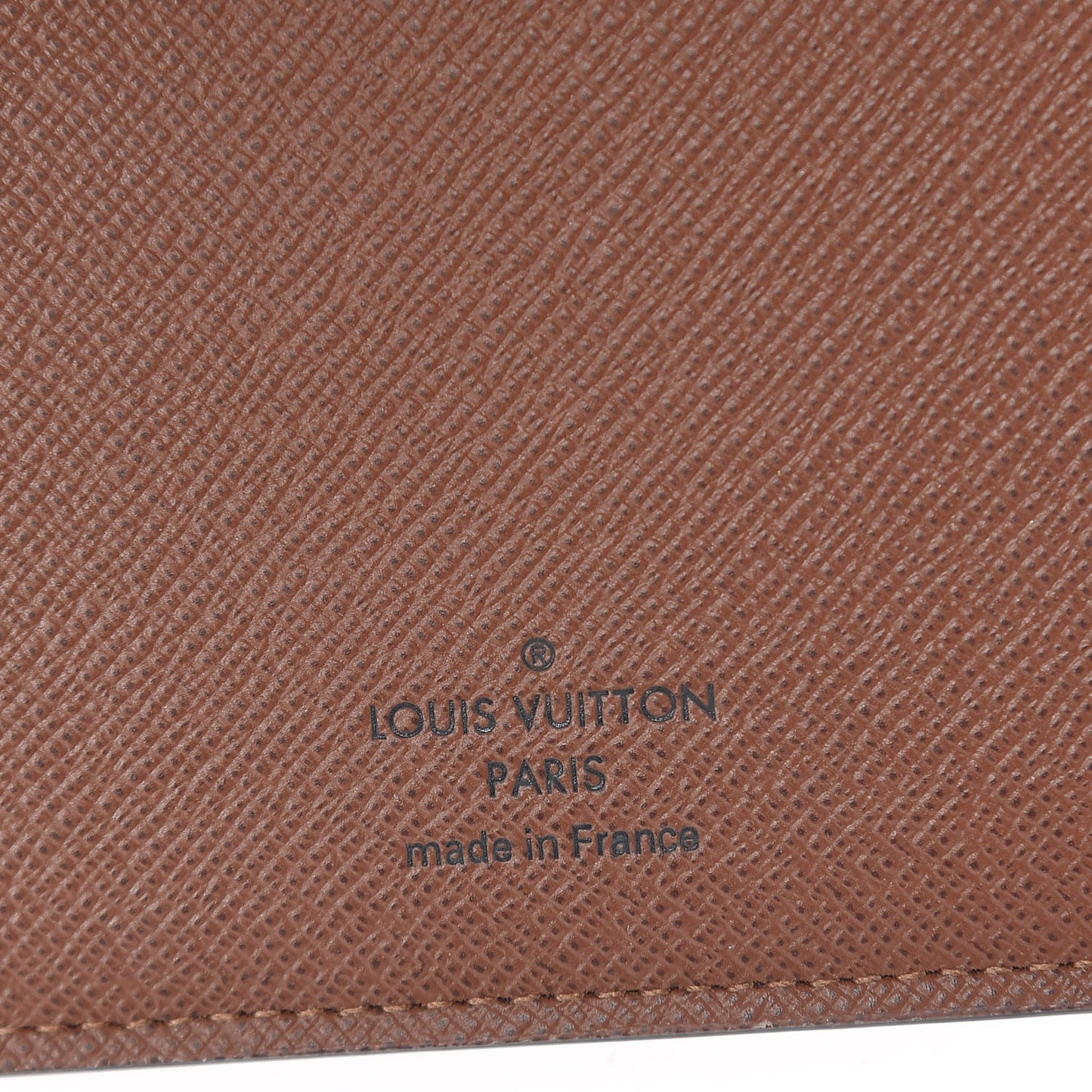 Monogram Desk Agenda Cover