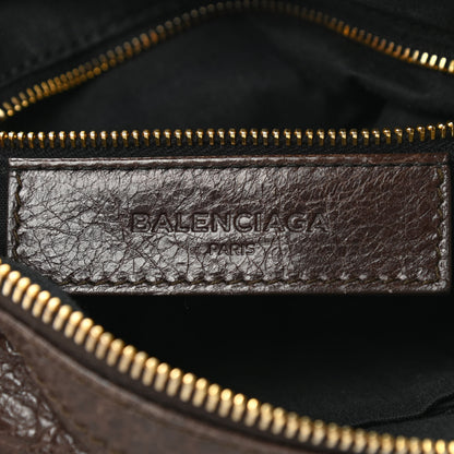 Balenciaga Agneau Giant 12 Gold Hardware Flat Crossbody Charbon 7 of 11