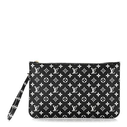 Louis Vuitton Monogram Giant Jungle Neverfull MM GM Pochette Black 1 of 9